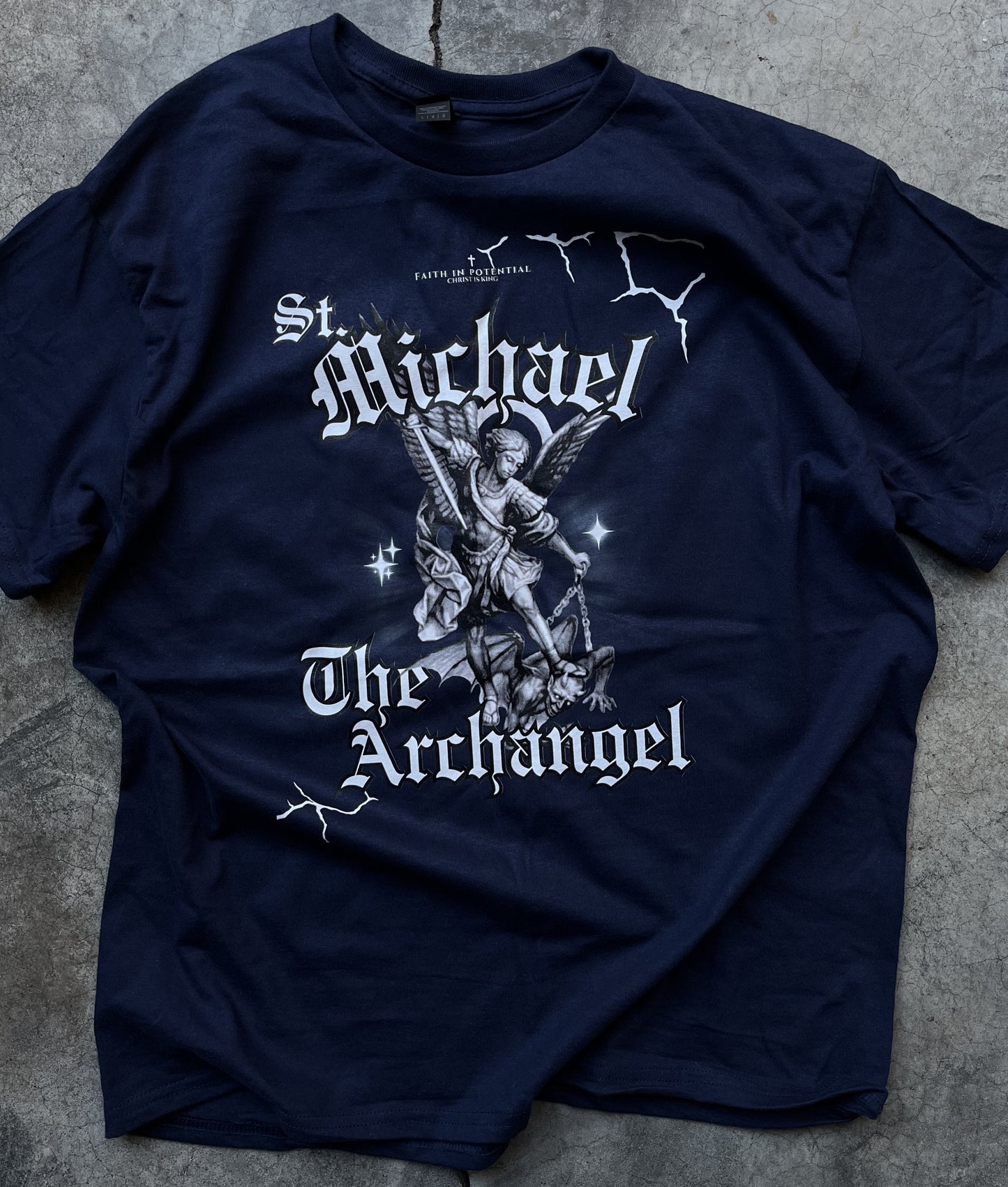 Premium St. Michael The Archangel T-Shirt – Heavyweight Cotton, Classic Fit, Powerful Design